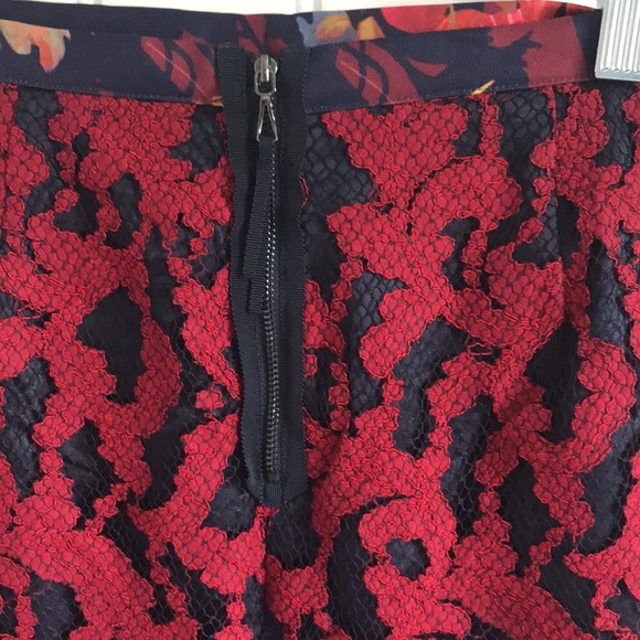 Leifsdottir for Anthropolgie floral and lace skirt size 0 - Picture 4 of 7